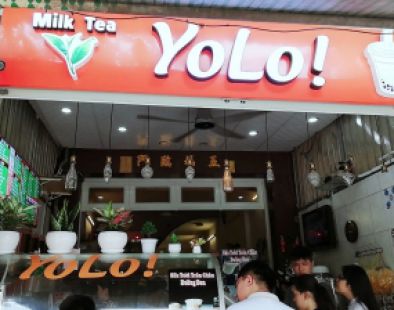 Cung cấp thiết bị quầy pha chế trà sữa inox cho thương hiệu trà sữa Yolo